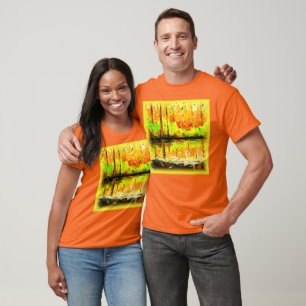 "Vibrant Swamp Forest": "Cute Painting". Bestel nu T-shirt