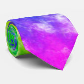 Vibrant Tie Dye Stropdas (Opgerold)