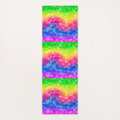 Vibrant Tie Dye Yoga Mat (Achterkant)