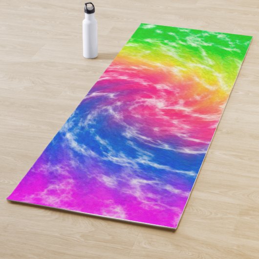 Vibrant Tie Dye Yoga Mat (In situ)