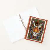 Vibrant Tiger Zentangle Art Nooracle Journal (Intérieur)