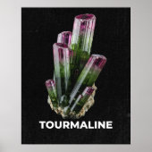Vibrant Tourmaline Crystal Poster (Voorkant)