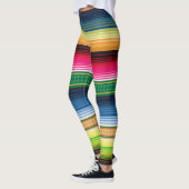 Vibrant Traditionnel Cuisine Mexicaine Leggings (Gauche)