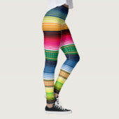 Vibrant Traditionnel Cuisine Mexicaine Leggings (Droite)