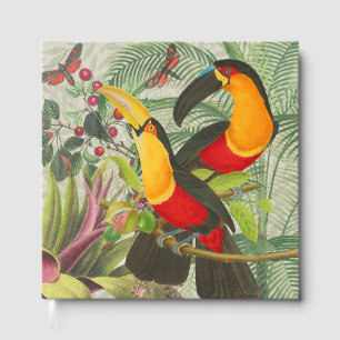 Vibrant Tropical Toucan Birds Art Exotic Oerwoud Gastenboek