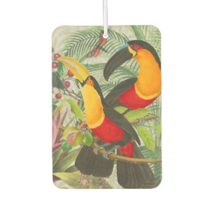 Vibrant Tropical Toucan Birds Art Exotic Oerwoud Luchtverfrisser