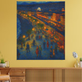 Vibrant Urban Art for Modern Walls Canvas Afdruk (Insitu (Woonkamer))