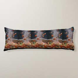 Vibrant Veggie Explosion Art – Dynamic Boiling Pot Lichaamskussen