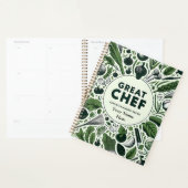 Vibrant Veggie Grand Chef Typographie Design (Devant avec enveloppe)