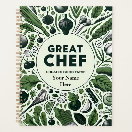 Vibrant Veggie Grand Chef Typographie Design (Devant)