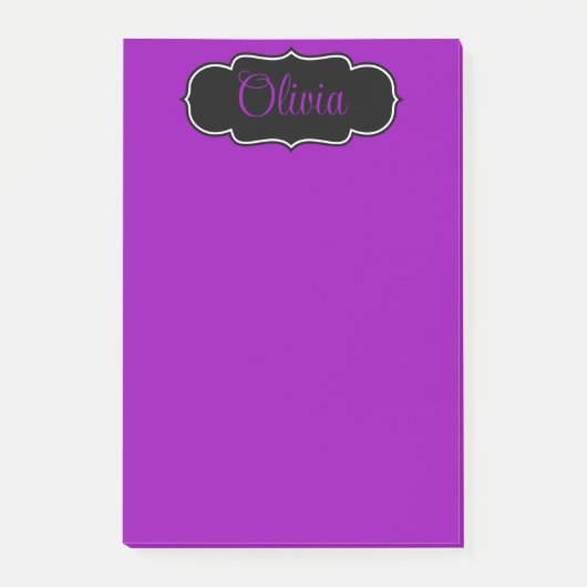 Vibrant, Vet Fuchsia Paars Post-it® Notes (Voorkant)