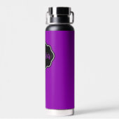 Vibrant, Vet Fuchsia Paars Waterfles (Achterkant)