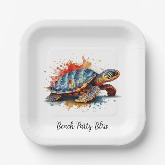 Vibrant Voyager, custom Papieren Bordje (Voorkant)