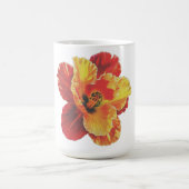 Vibrant Watercolor Daylily Floral Mug (Centre)