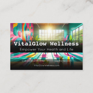 Vibrant Wellness Visitekaartje geeft energie aan u