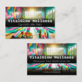 Vibrant Wellness Visitekaartje geeft energie aan u (Voorkant / Achterkant)