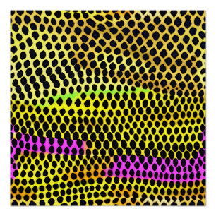 "Vibrant Wilderness" Kleurrijke Abstracte Print Perfect Poster