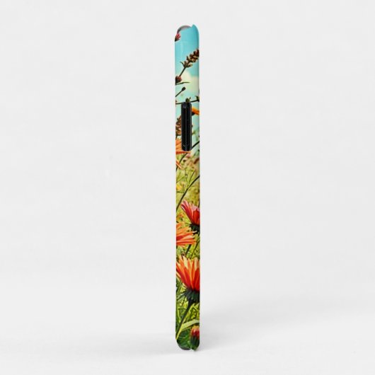 Vibrant Wildflower Butterfly Joy Design Case-Mate iPhone Case (Achterkant/rechts)