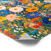 Vibrant Wildflower Field Impressionist Poster Wall (Coin)