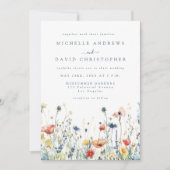 Vibrant Wildflower Wedding Invitation (Devant)