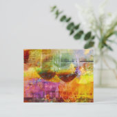 Vibrant Wine Digital Art Briefkaart (Staand voorkant)