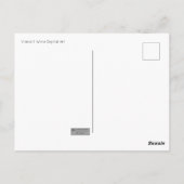 Vibrant Wine Digital Art Briefkaart (Achterkant)