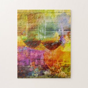 Vibrant Wine Puzzle Legpuzzel