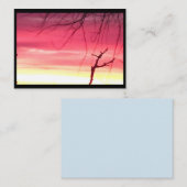 Vibrant Winter Sunrise Might Visitekaartje (Voorkant / Achterkant)