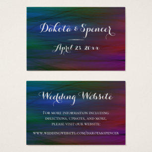 Vibrant Wisps   Donkere Waterverf bruiloft Website Visitekaartje