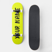 Vibrant Yellow Skateboard (Voorkant)