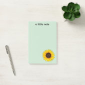 Vibrant Yellow Sunflower Bloom Post-it® Notes (Kantoor)