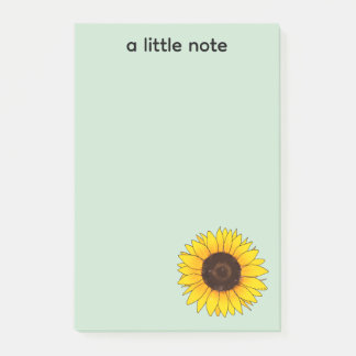 Vibrant Yellow Sunflower Bloom Post-it® Notes