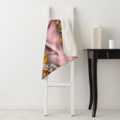 Vibrany Bold LGBTQ Portret Belemmert Koningin Kuns Sherpa Deken (In situ)