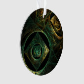 Vibrations magiques Abstrait Art Cercle acrylique (devant)