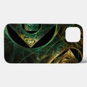 Vibrations magiques Art Abstrait iPhone 6 Coque (Verso (horizontal))