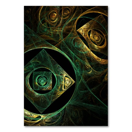 Vibrations magiques Carte de table d'art Abstrait (Par défaut)