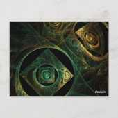 Vibrations magiques Numéro de tableau Carte postal (Dos)