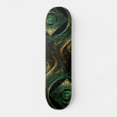 Vibrations magiques Skateboard d'art Abstrait (Recto)