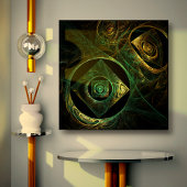 Vibrations magiques Toile Abstraite enrobée Impres