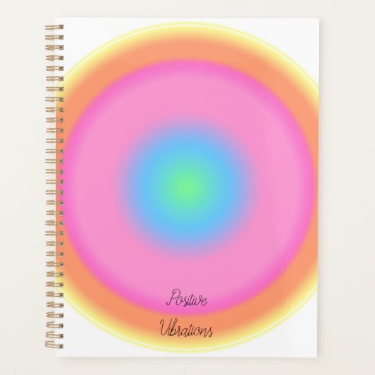 Vibrations positives - Dégradé radial coloré (Devant)