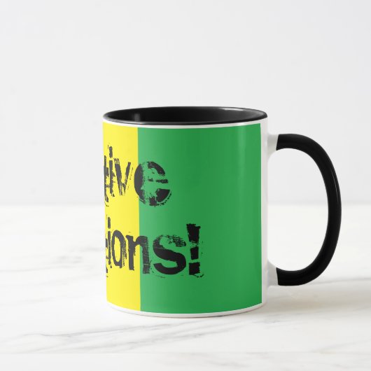 Vibrations positives ! Tasse de Rasta de (Droite)