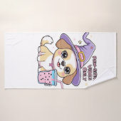 Vibrations Positives Uniquement Chien Mignon Avec (Serviette de bain)