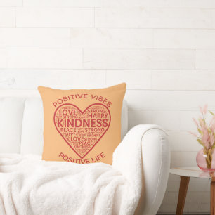 Vibrations Positives Vie Positive Coussin Décorati
