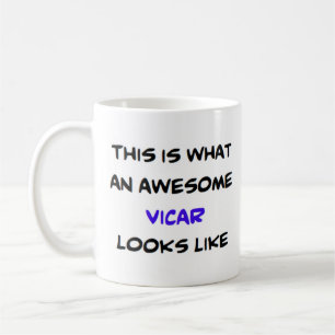 vicar, geweldige koffiemok