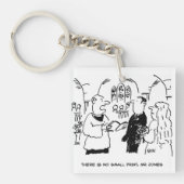 Vicar zegt dat er geen kleine lettertjes zijn. Bri Sleutelhanger (voorkant)