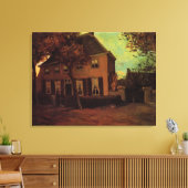 Vicarage in Nuenen door Vincent van Gogh Canvas Afdruk (Insitu (Woonkamer))