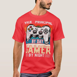 Vice-Opdrachtgever voor overdag gamer bij nachteli T-shirt