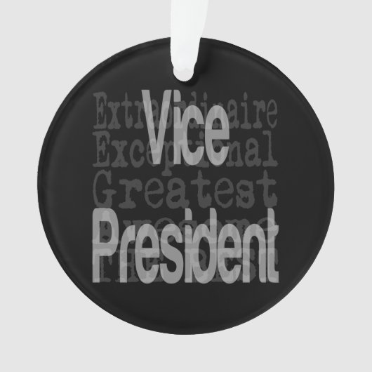 Vice President Extraordinaire Ornament (voorkant)