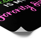 Vice President is mijn zuster van de studentenvere Poster (Hoek)