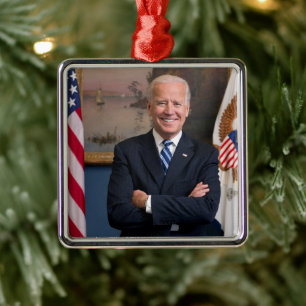 Vice-President Joe Biden van het Obama-voorzitters Metalen Ornament